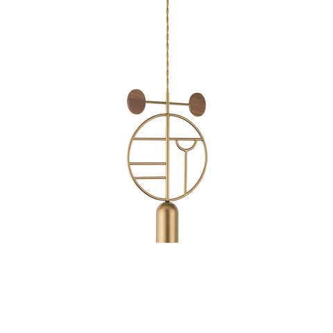 Wooden Dots 06 Pendant Light