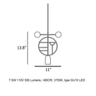 Wooden Dots 06 Pendant Light