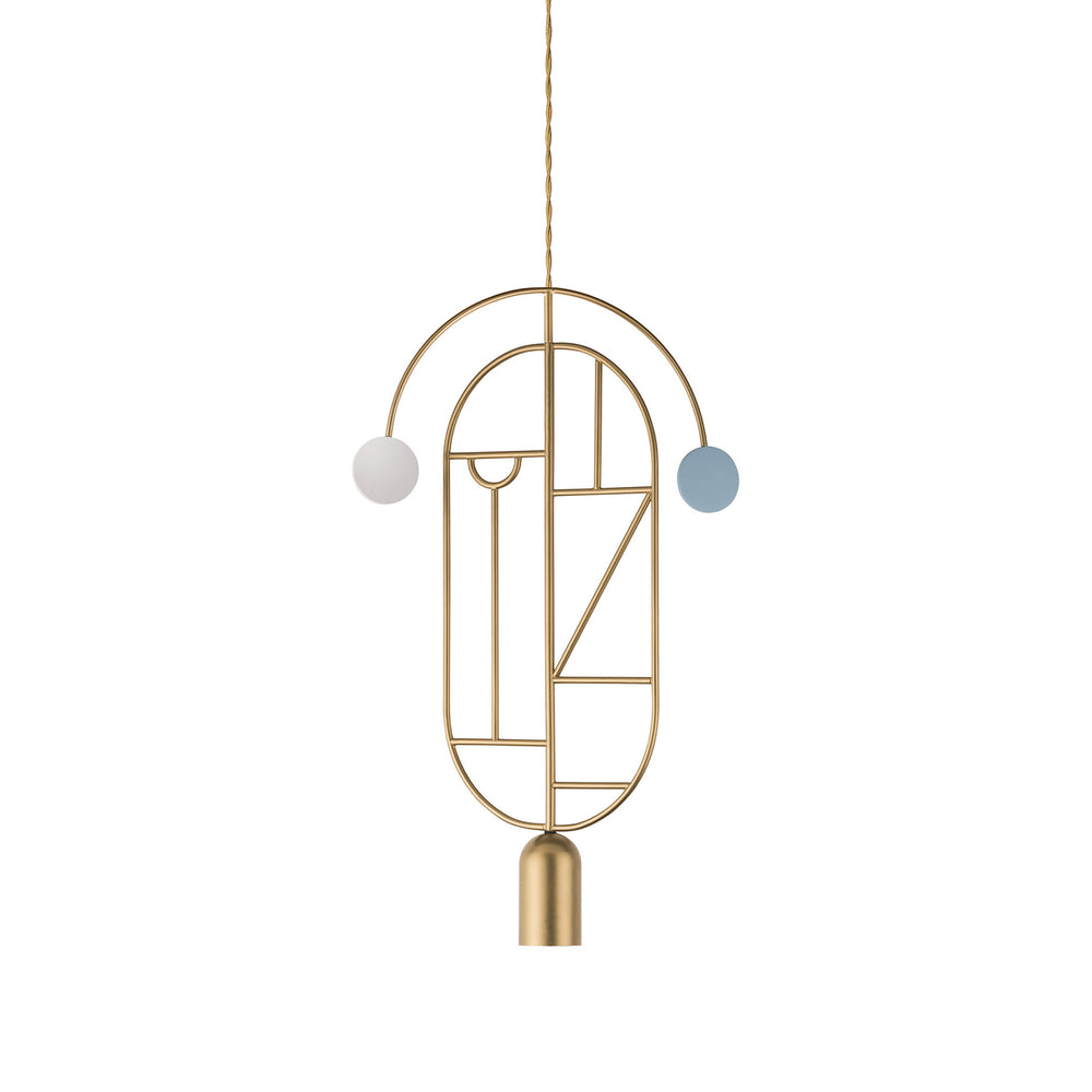 Wooden Dots 07 Pendant Light