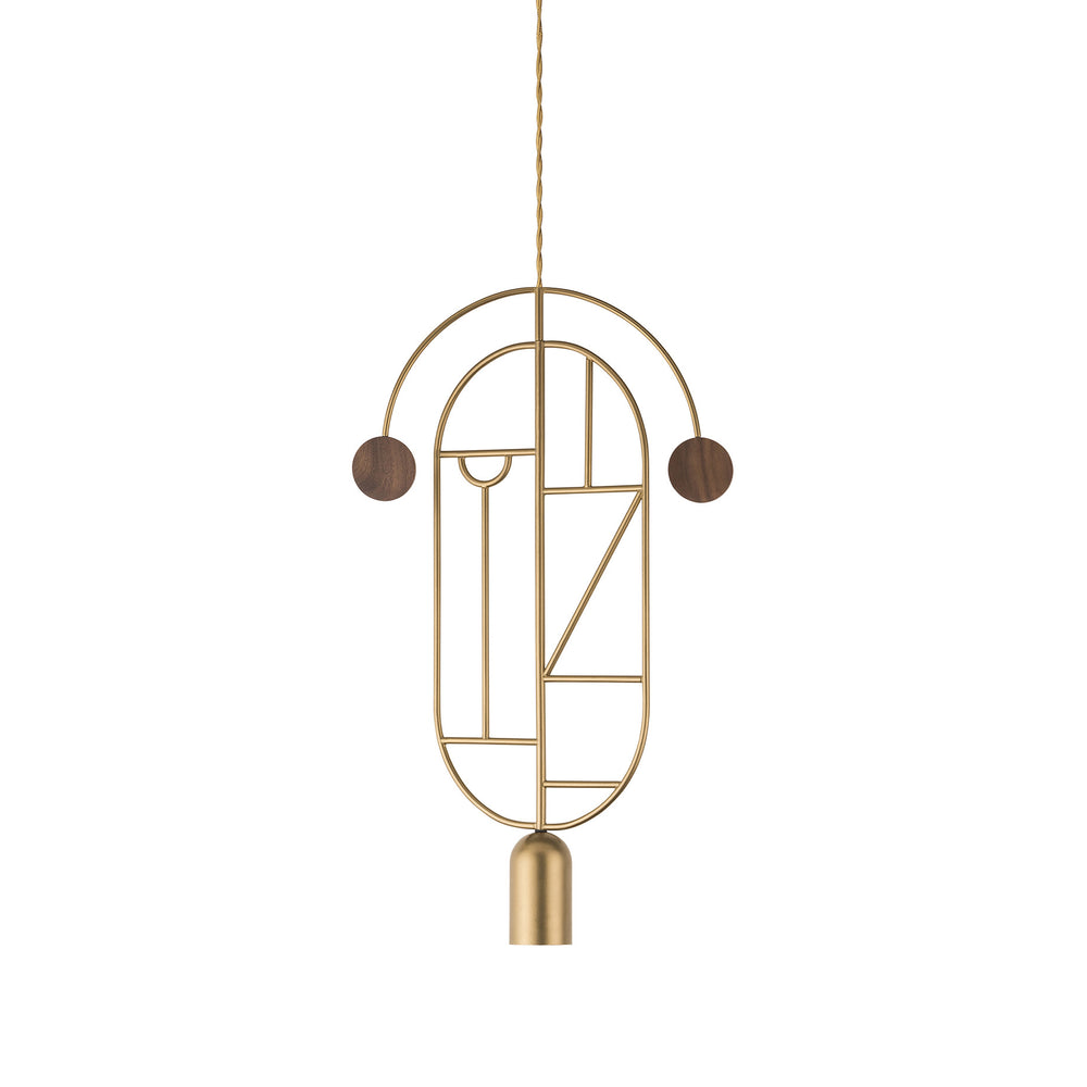 Wooden Dots 07 Pendant Light