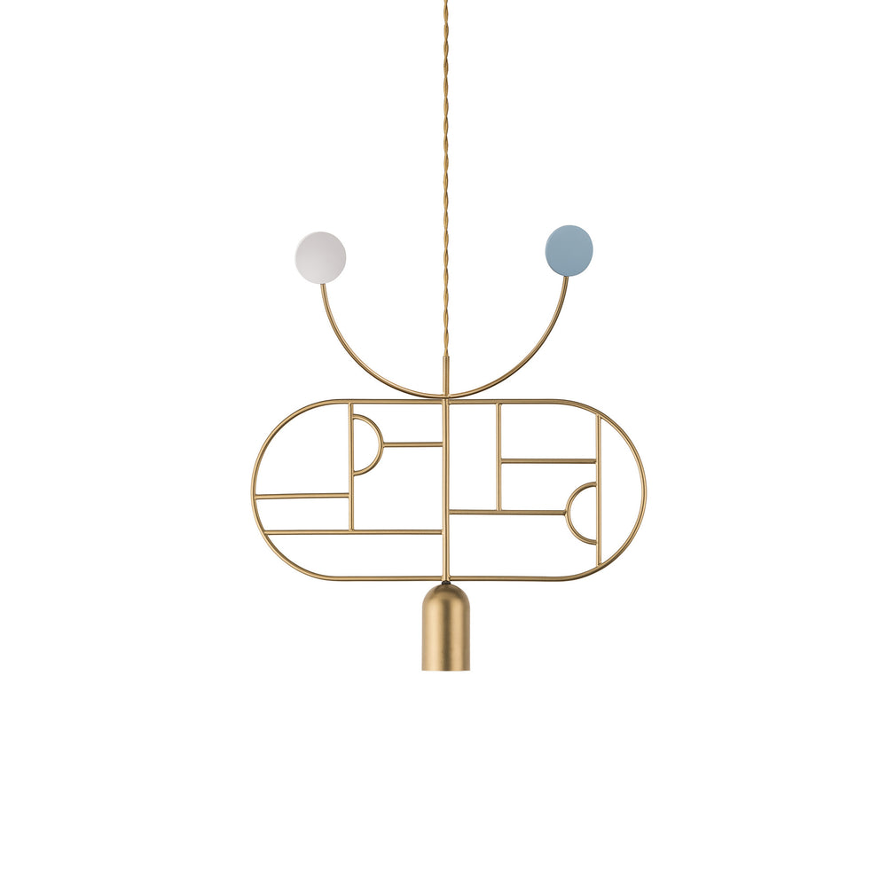 Wooden Dots 08 Pendant Light