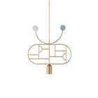 Wooden Dots 08 Pendant Light