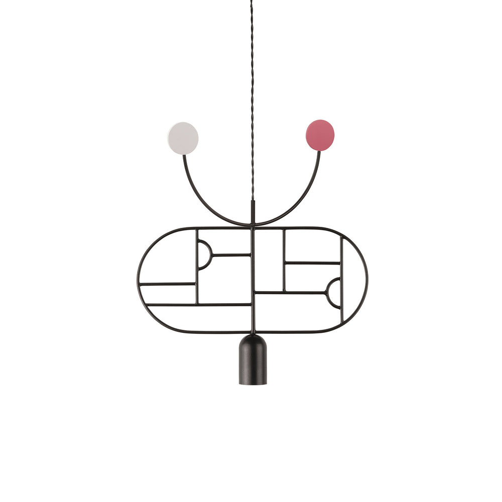 Wooden Dots 08 Pendant Light