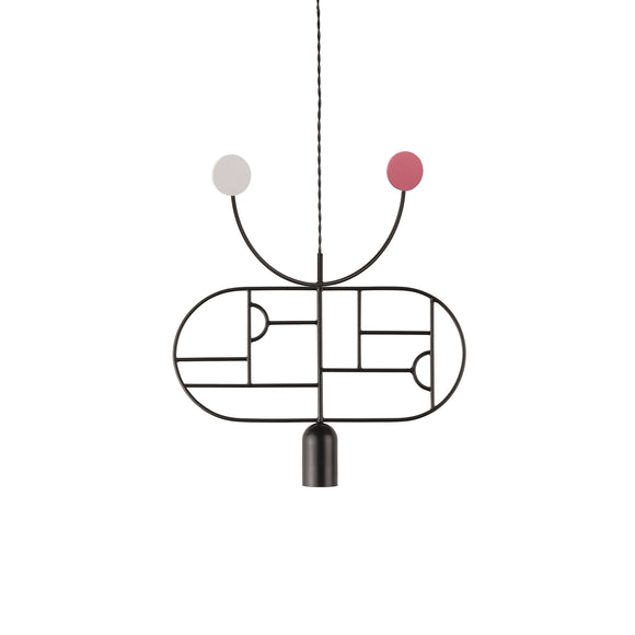 Wooden Dots 08 Pendant Light