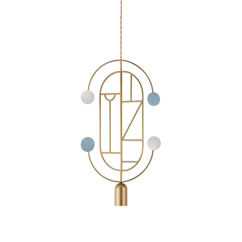 Wooden Dots S04 Pendant Light