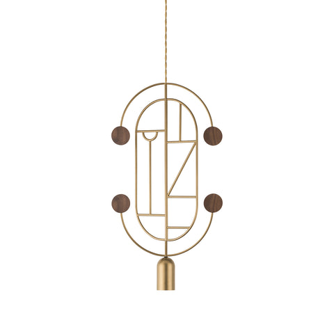 Wooden Dots S04 Pendant Light