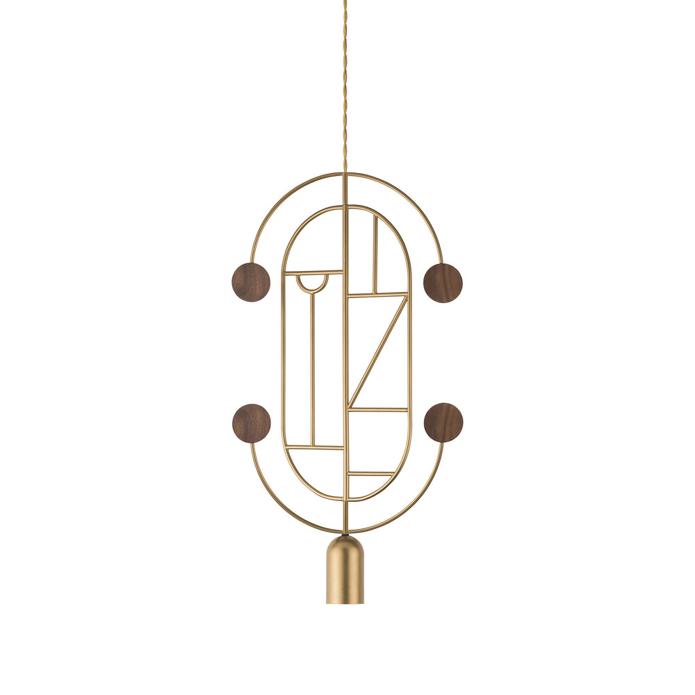 Wooden Dots S04 Pendant Light