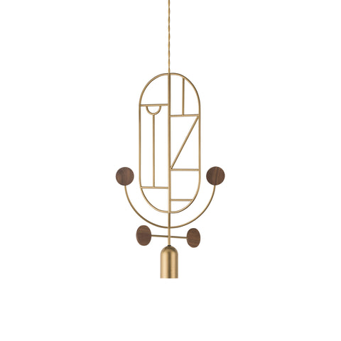 Wooden Dots S05 Pendant Light