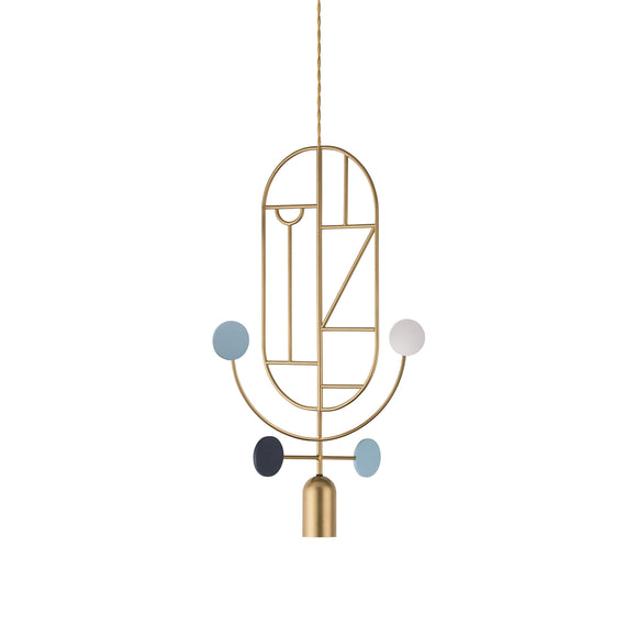 Wooden Dots S05 Pendant Light