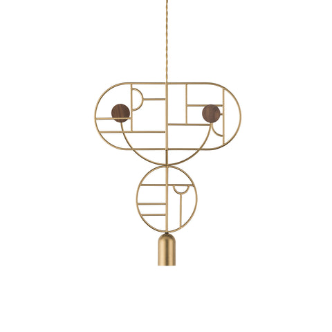 Wooden Dots S07 Pendant Light