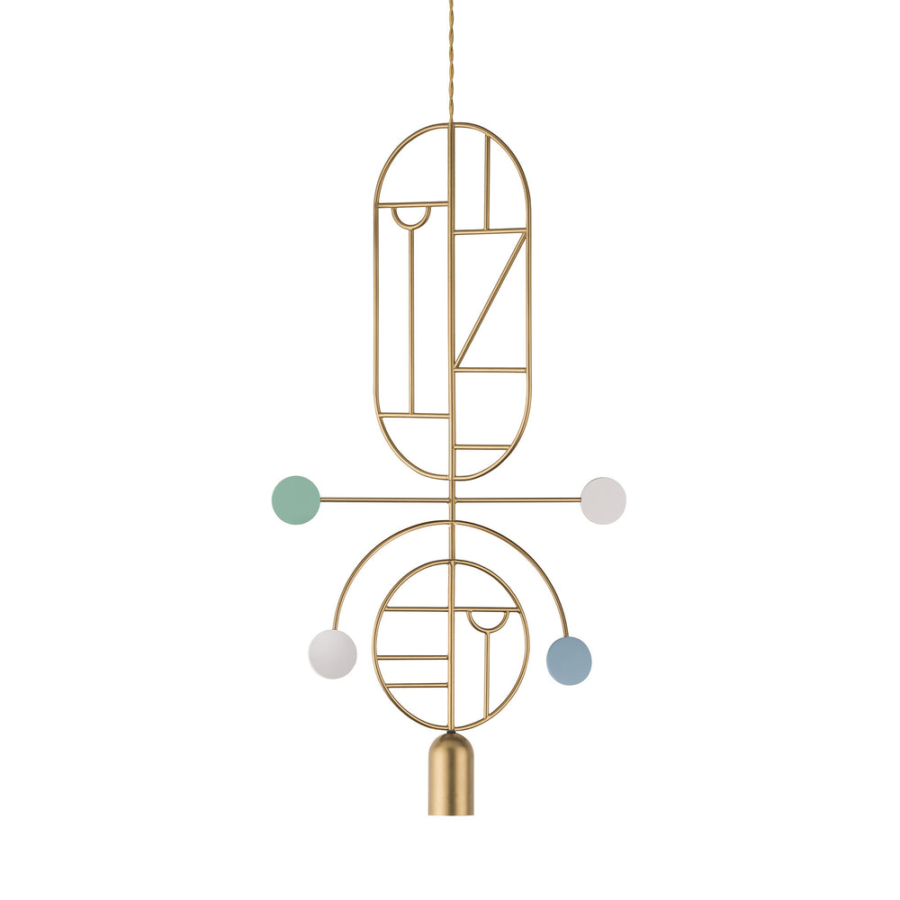 Wooden Dots S08 Pendant Light
