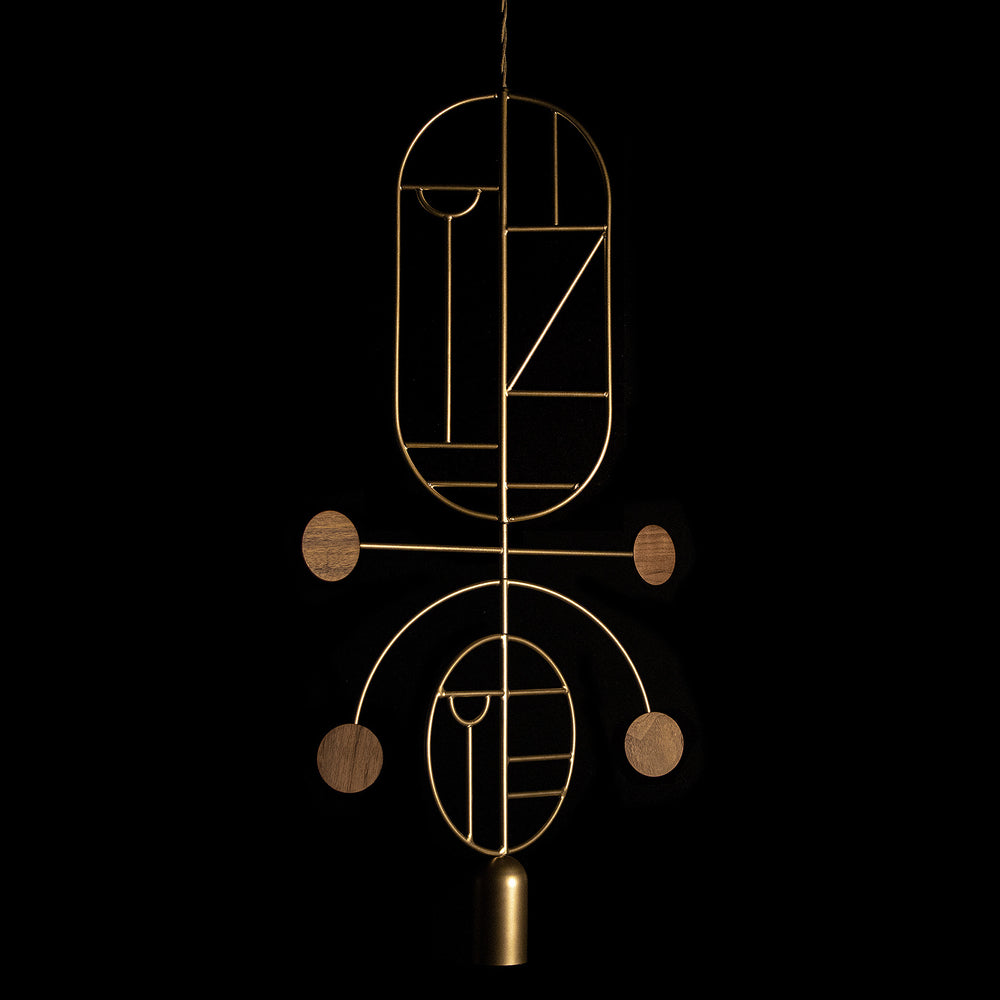 Wooden Dots S08 Pendant Light