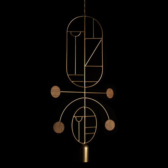 Wooden Dots S08 Pendant Light