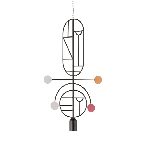 Wooden Dots S08 Pendant Light