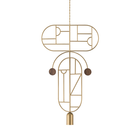 Wooden Dots S09 Pendant Light