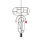 Wooden Dots S09 Pendant Light  option Graphite With White / Pink Dots