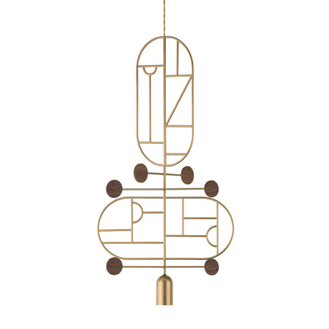 Wooden Dots S13 Pendant Light