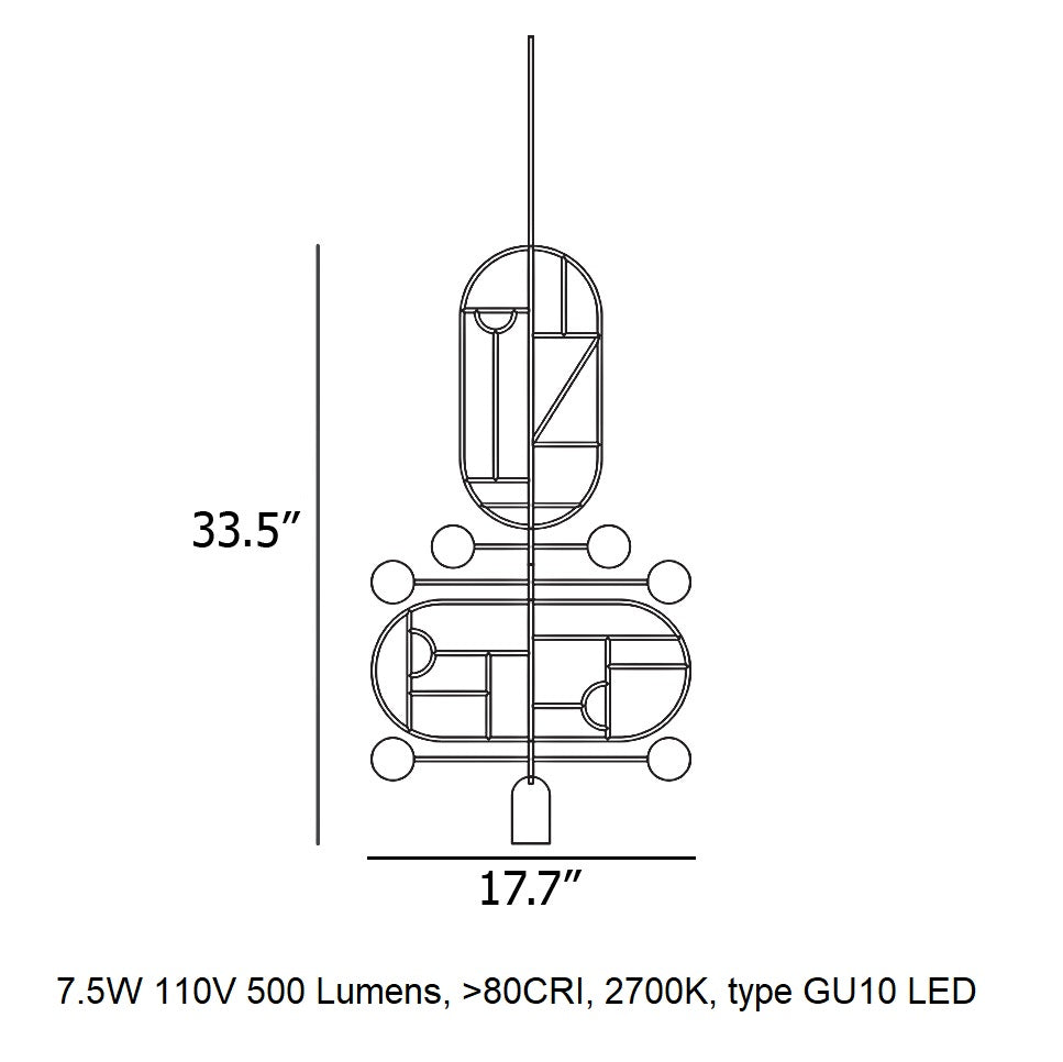 Wooden Dots S13 Pendant Light