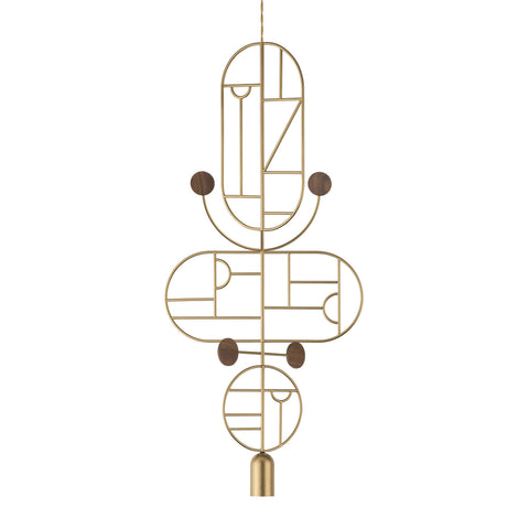 Wooden Dots S15 Pendant Light