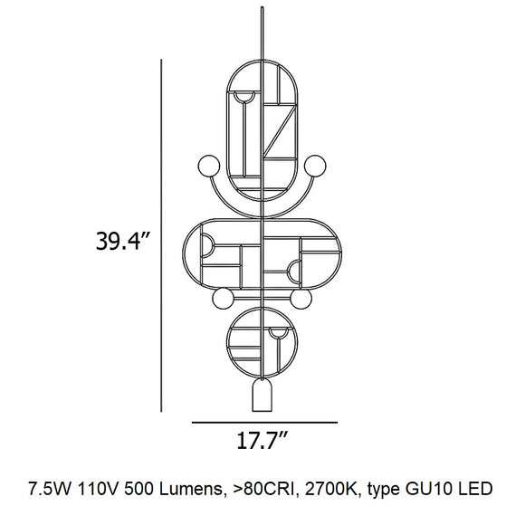Wooden Dots S15 Pendant Light