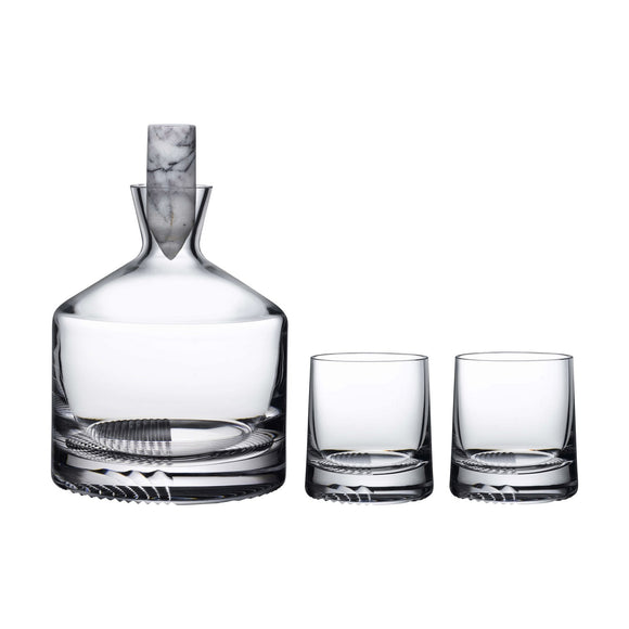 Alba Whisky Bottle and Glasses Set