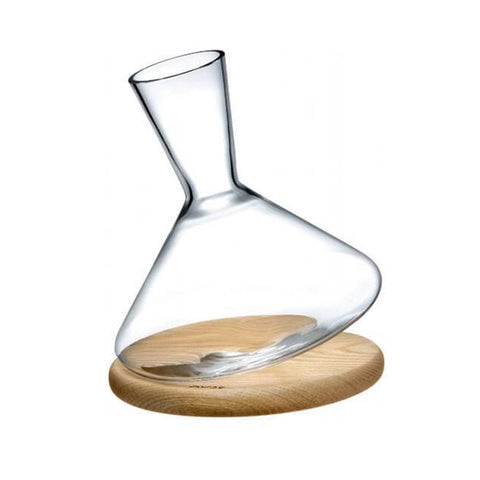 Balance Wine Decanter with Wooden Base