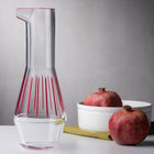 Beak Red Striped Carafe