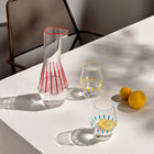 Beak Red Striped Carafe