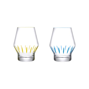 Beak Striped Glass (Set of 2)