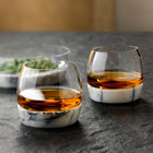 Chill Whiskey Tumbler with Marble Base