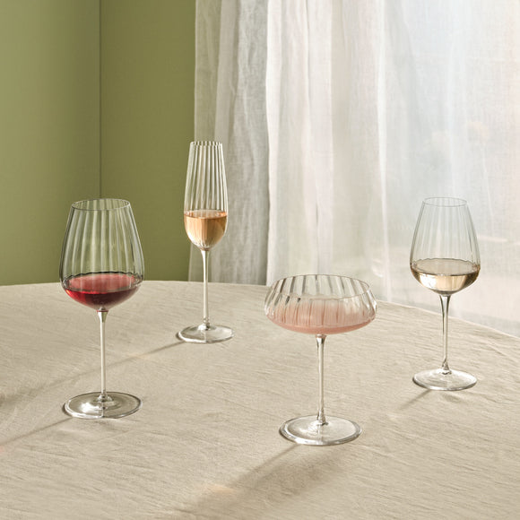 Nude Glass - Round Up Red Wine Glasses - Set of 2 Clear