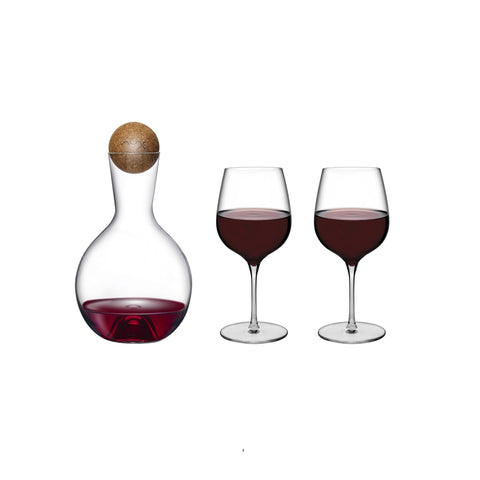 Vintage & Terroir Carafe and Glasses Gift Set