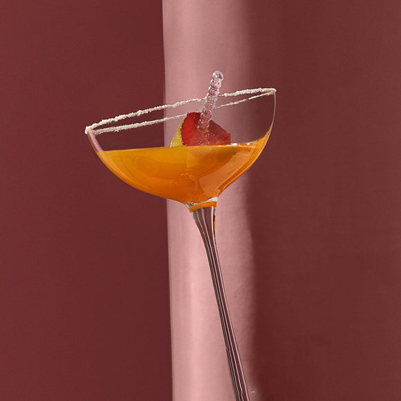 Nude Glass Hepburn Coupe Glasses