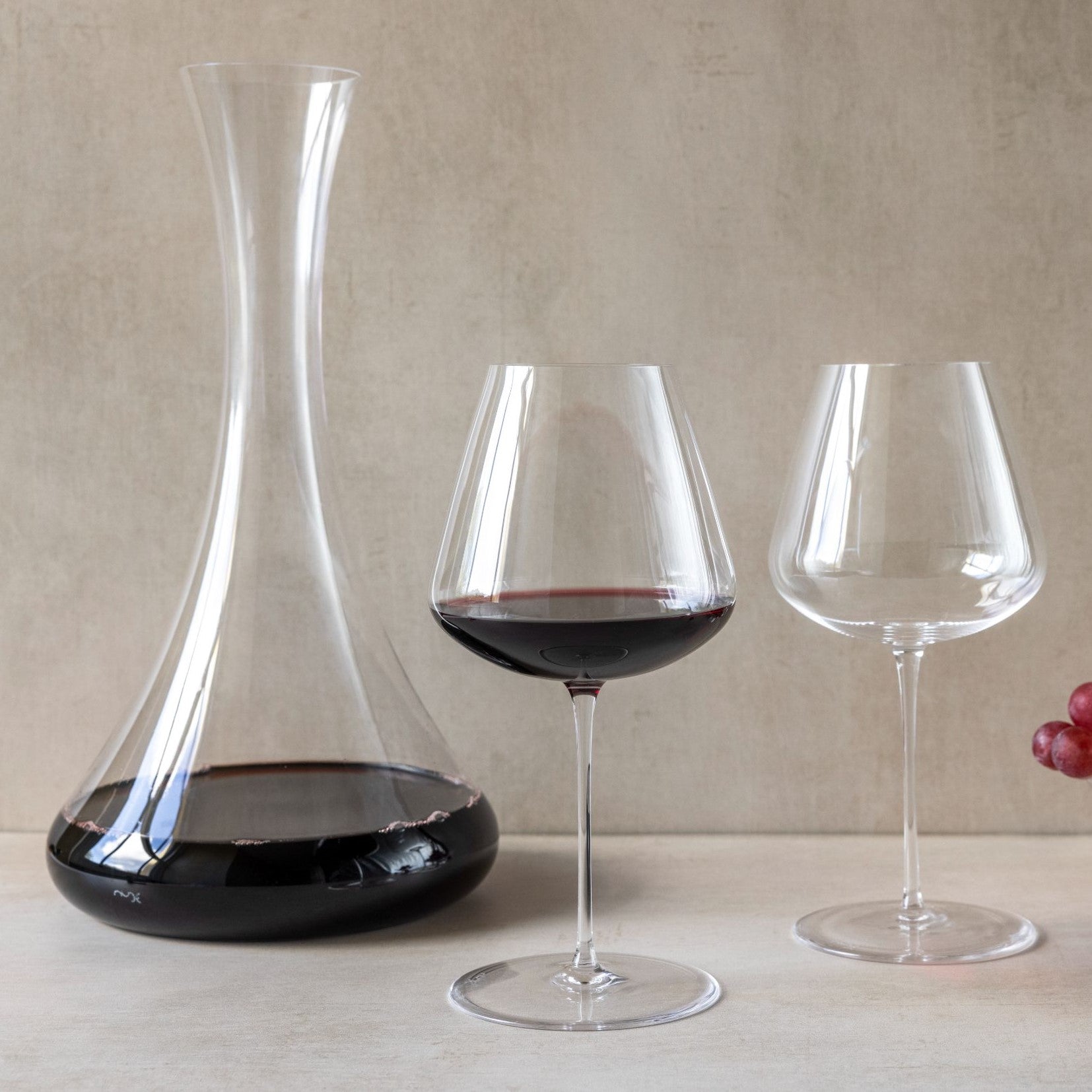 Nude Glass Stem Zero Elegant Red Wine Glass - 2Modern