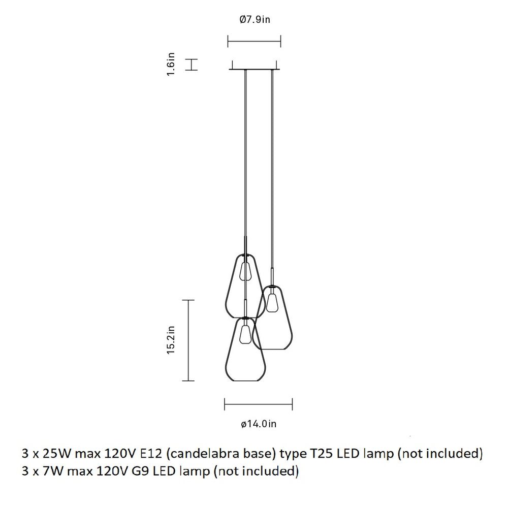 Anoli Cluster Pendant Light