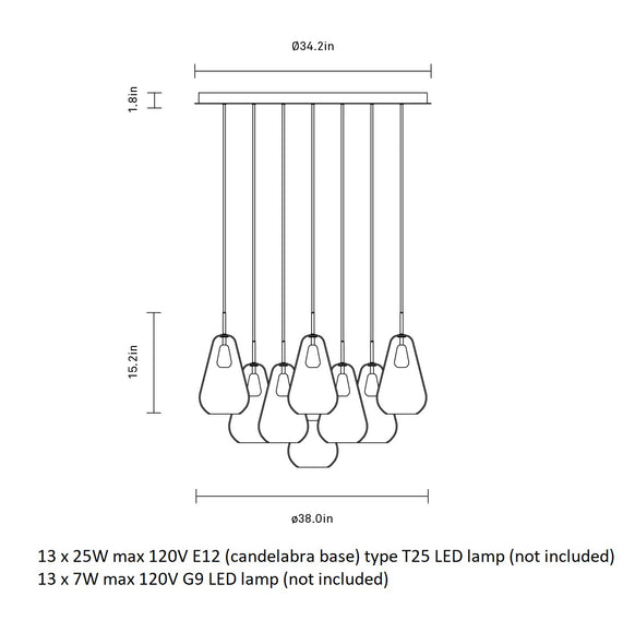 Anoli Cluster Pendant Light