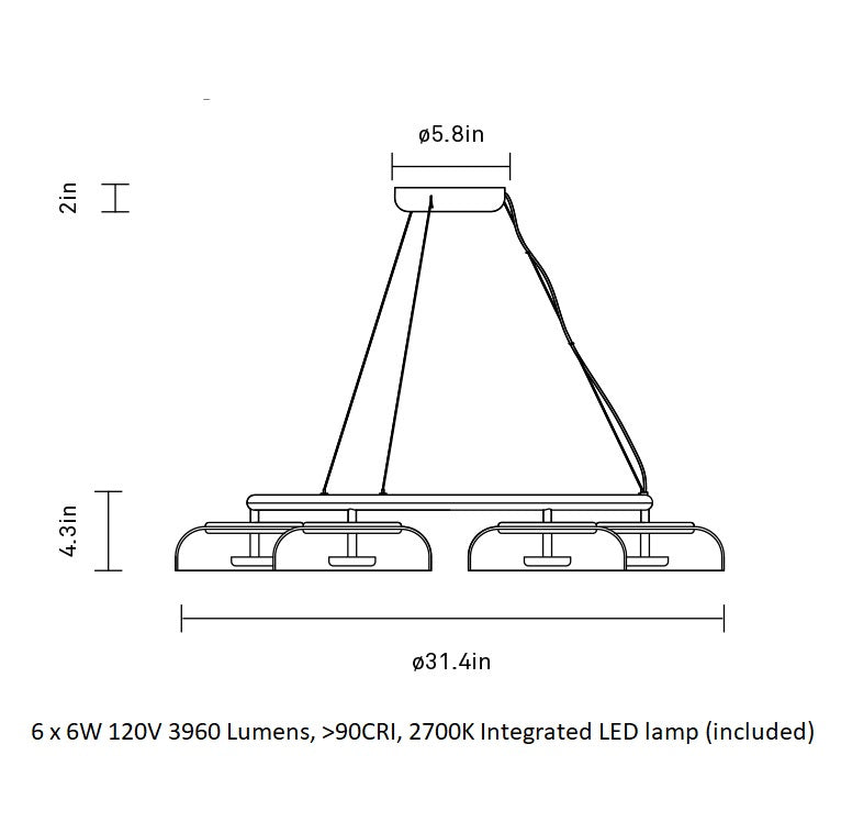 Blossi LED Chandelier