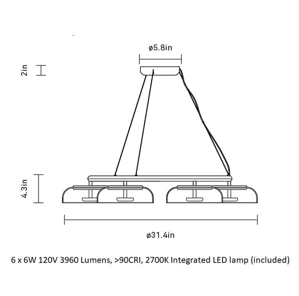 Blossi LED Chandelier