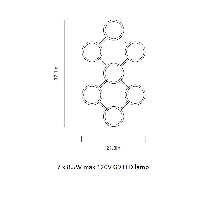 Liila 7-Light Wall Sconce
