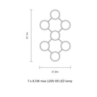 Liila 7-Light Wall Sconce
