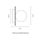 Liila Muuse Wall/Ceiling Light