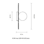 Liila Muuse Wall/Ceiling Light