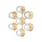 Liila Star Wall Sconce  option Optic Clear