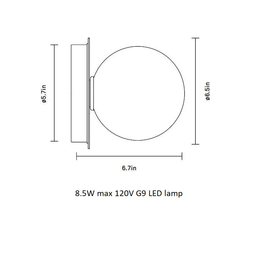 Liila Wall/Ceiling Light