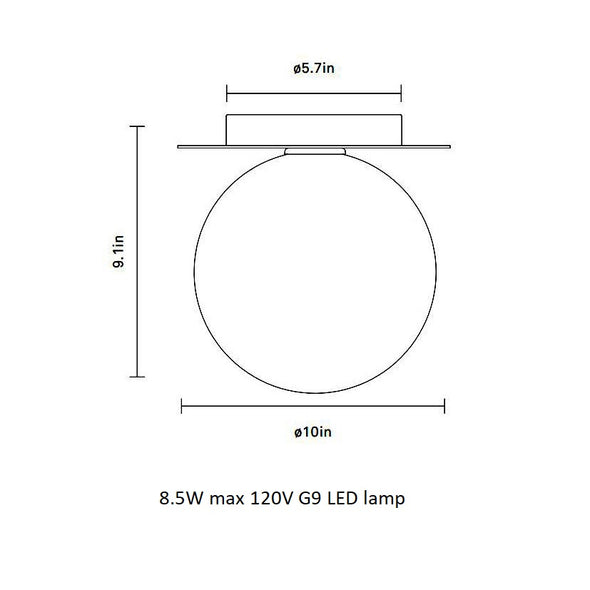 Liila Wall/Ceiling Light