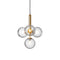Miira 4-Light Pendant Light  option Brass