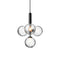 Miira 4-Light Pendant Light  option Rock Grey