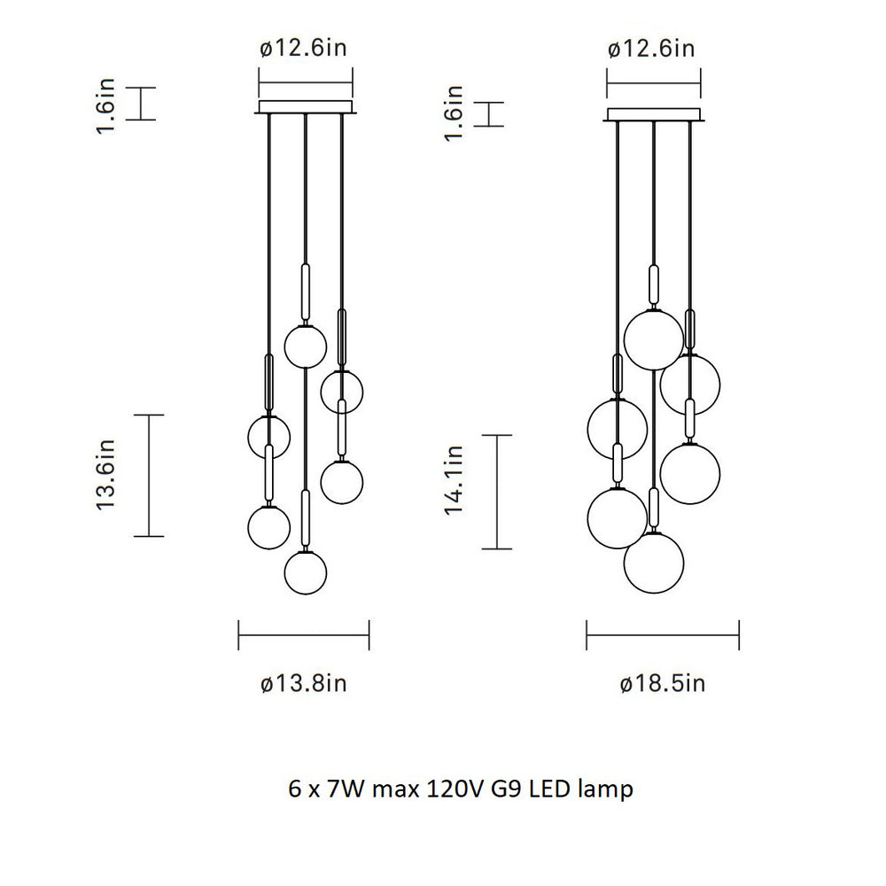 Miira Cluster Pendant Light