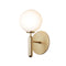 Miira Hard-Wired Wall Sconce  option Brass