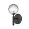Miira Hard-Wired Wall Sconce  option Optic Clear